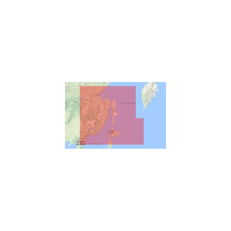 C-Map Max Wide pour Adrena RS-M207 Hokkaido and Sakhalin Islands