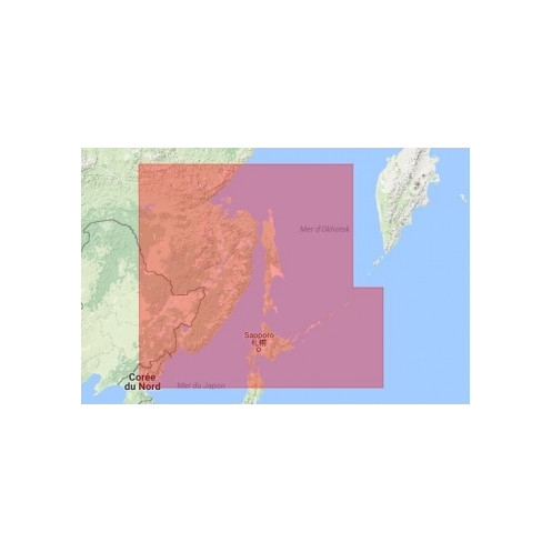 C-Map Max Wide pour Adrena RS-M207 Hokkaido and Sakhalin Islands