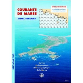 Shom pour Adrena - 558-UJC - Courant de marée : Côte Sud de Bretagne, d'Audierne au Croisic