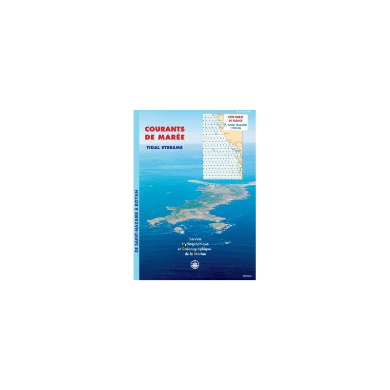 Shom pour Adrena - 559-UJC - Courant de marée : Côte Ouest de France, de Saint-Nazaire à Royan