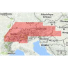 C-Map Max Wide pour Adrena EN-M068 Central European Lakes