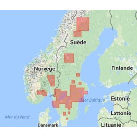 C-Map Max Wide pour Adrena EN-M590 Scandinavia Inland Waters