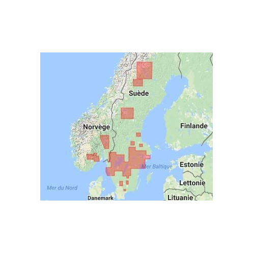 C-Map Max Wide pour Adrena EN-M590 Scandinavia Inland Waters