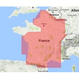 C-Map Max Wide pour Adrena EW-M225 France Inland