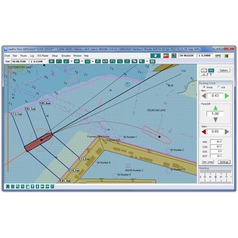 SeaPro 3000 Pilot sans carte (version destinée à l'usage des PPU - unités portatives de pilotage)