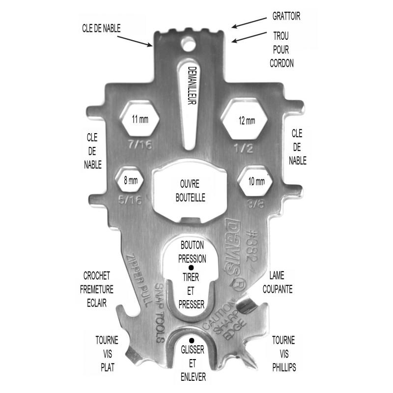 Davis Multifunctional Sand Key (2017 model)