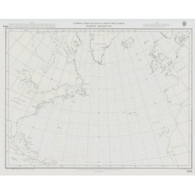 Admiralty - 5095 - Notrh Atlantic Ocean - gnomonic chart