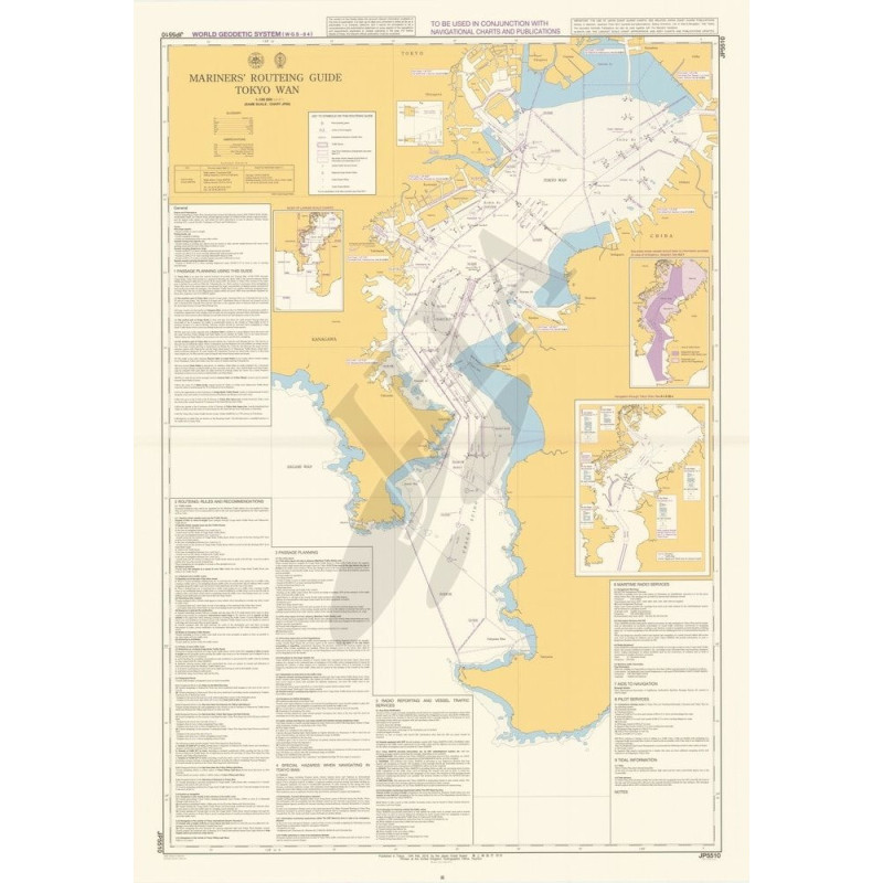 Admiralty - JP5510 - Mariner's Routeing Guide Tokyo Wan