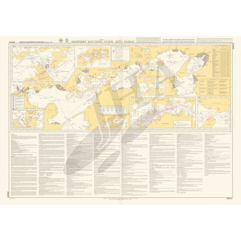 Admiralty - JP5512 - Mariner's Routeing Guide Seto Naikai