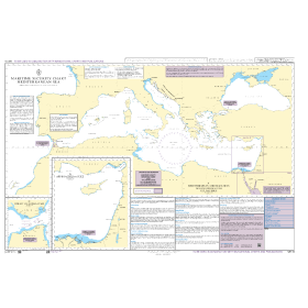 Admiralty - Q6110 - Maritime Security Chart - Mediterranean Sea
