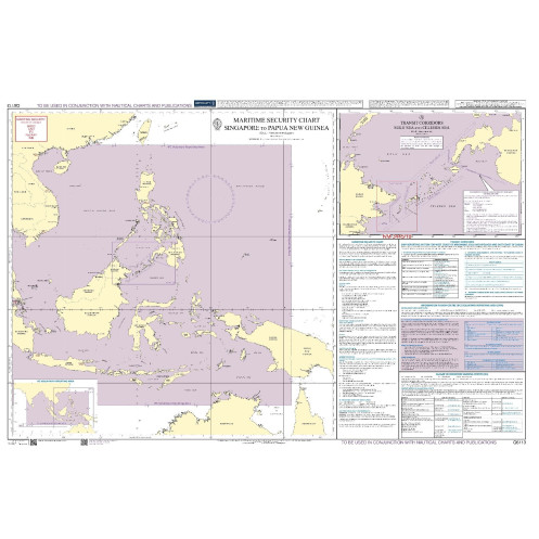 Admiralty - Q6113 - Maritime Security Chart - Andaman Islands to Torres Strait including Indonesia