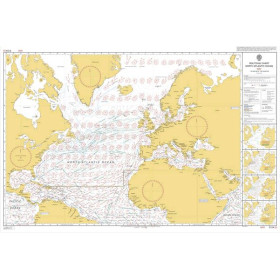 Admiralty - 5124 - planning chart - Routeing - North Atlantic Ocean