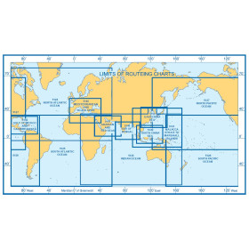 Admiralty - 5142 - planning chart - Routeing - Gullf of Mexico and Caribbean Sea