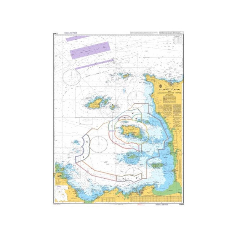 Admiralty - Q2669 - Fisheries Chart - Channel Islands and Adjacent Coast of France
