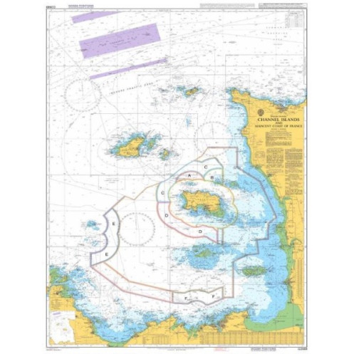 Admiralty - Q2669 - Fisheries Chart - Channel Islands and Adjacent Coast of France