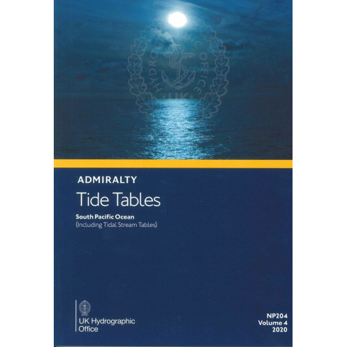 Admiralty - NP204 - Tide Tables Vol 4 South Pacific Ocean
