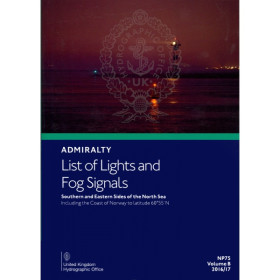 Admiralty - NP075 - List of Lights and Fog Signals - South and East sides of North Sea