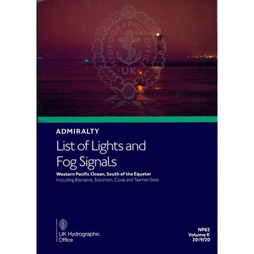 Admiralty - NP083 - List of Lights and Fog Signals - Western Pacific Ocean, South of the Equator