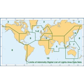 Admiralty - ADLL zone 01 + 02 - List of Lights and Fog Signals