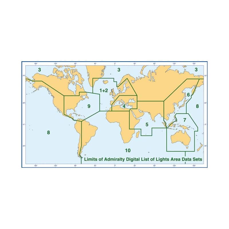 Admiralty - ADLL zone 4 - List of Lights and Fog Signals