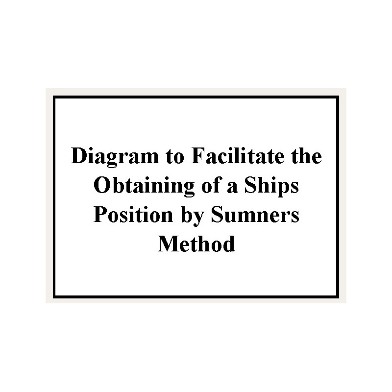 Admiralty - 5015 - Diagram to Facilitate the Obtaining of a Ships Position by Sumners Method