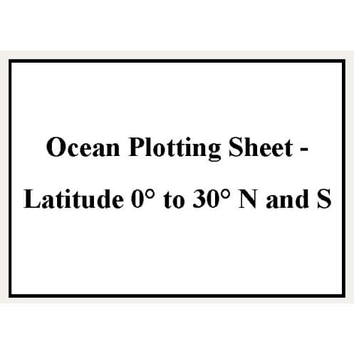 Admiralty - 5331 - Ocean Plotting Sheet - Latitude 0° to 30° N and S