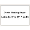 Admiralty - 5332a - Ocean Plotting Sheet - Latitude 30° to 48° N and S