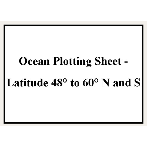 Admiralty - 5333 - Ocean Plotting Sheet - Latitude 48° to 60° N and S