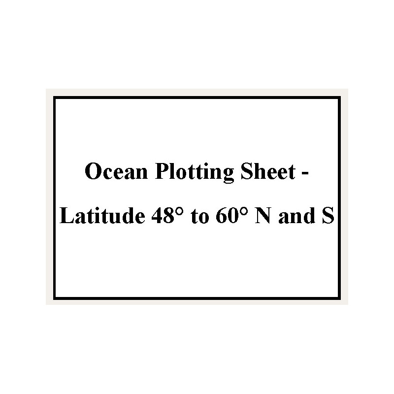 Admiralty - 5333a - Ocean Plotting Sheet Latitude 48° to 60° N and S