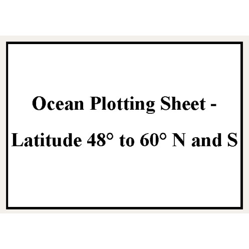 Admiralty - 5333a - Ocean Plotting Sheet Latitude 48° to 60° N and S