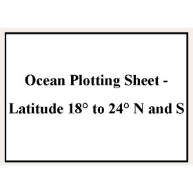 Admiralty - 5342 - Ocean Plotting Sheet - Latitude 18° to 24°