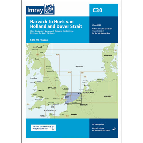 Imray - C30 - Harwich to Hoek van Holland and Dover Strait