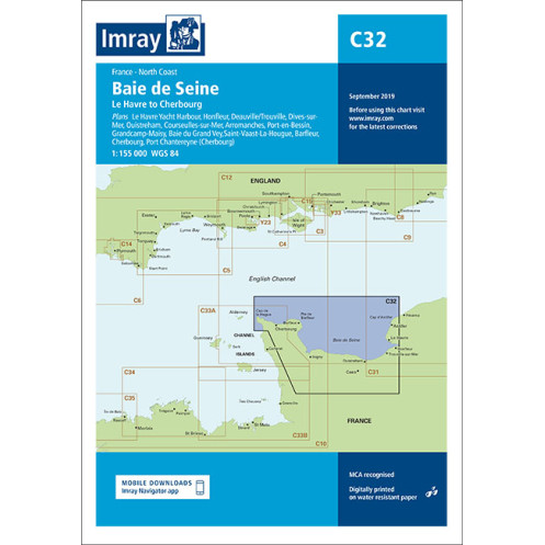 Imray - C32 - Baie de Seine - Le Havre to Cherbourg