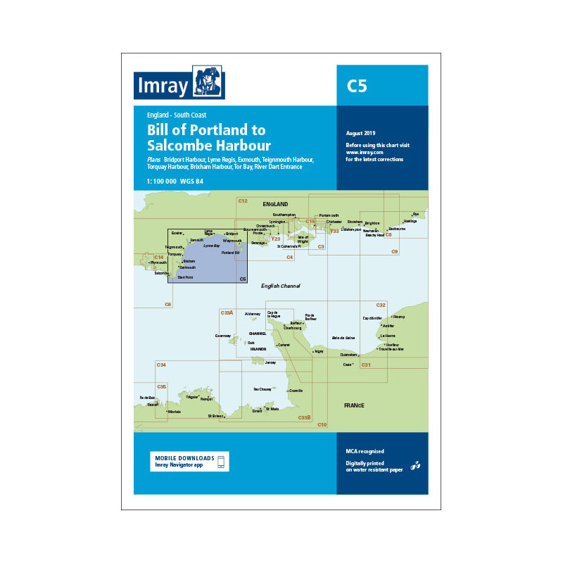 Imray - C5 - Bill of Portland to Salcombe Harbour