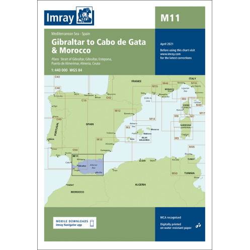 Imray - M11 - Gibraltar to Cabo de Gata and Morocco