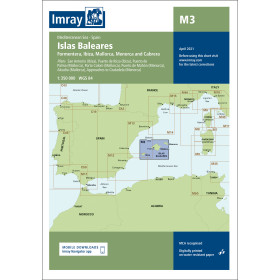 Imray - M3 - Islas Baleares - Formentera, Ibiza, Mallorca, Menorca