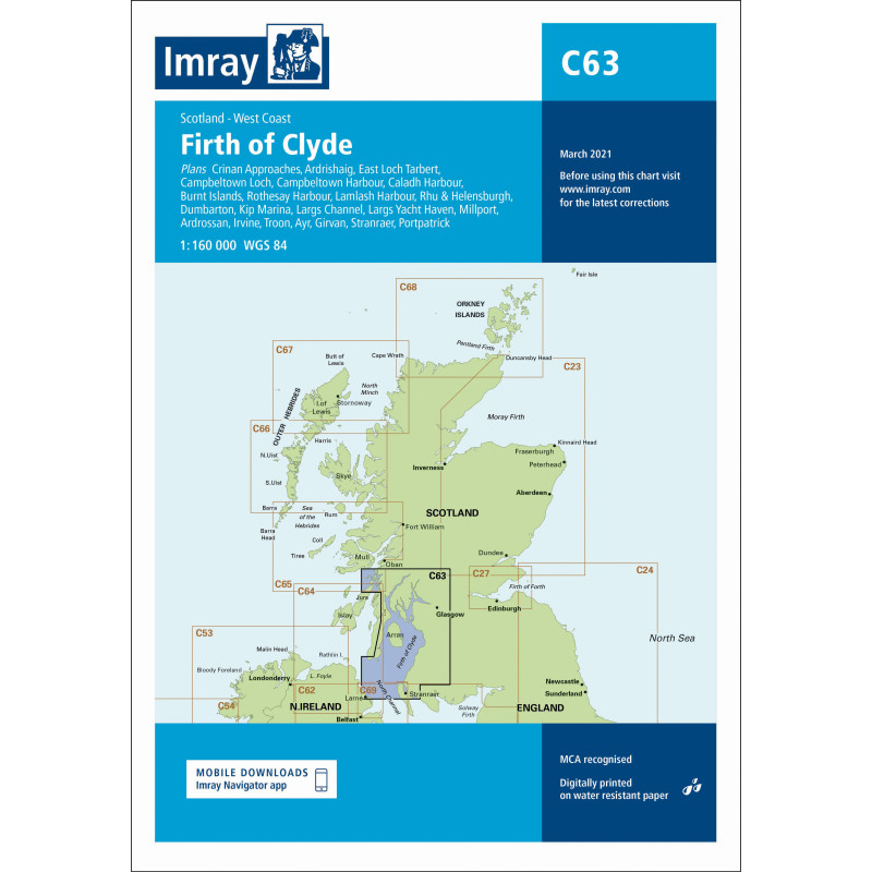 Imray - C63 - Firth of Clyde