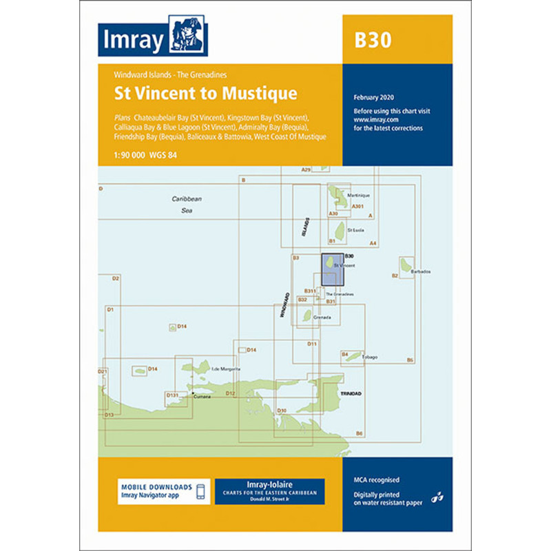 Imray - B30 - St Vincent to Mustique