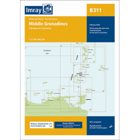 Imray - B311 - Middle Grenadines - Bequia to Carriacou