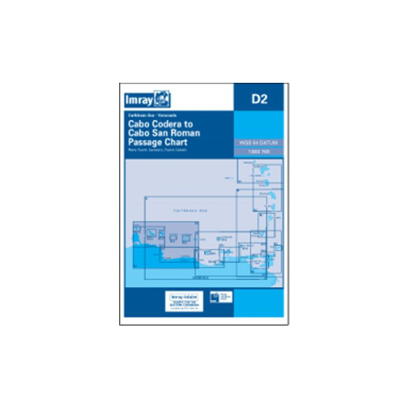 Imray - de - Cabo Codera to Cabo San Roman - passage Chart