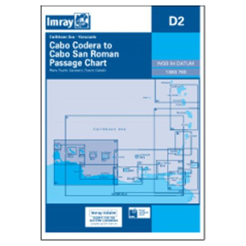 Imray - D2 - Cabo Codera to Cabo San Roman - passage Chart Imray - D2 - Cabo Codera to Cabo San Roman - passage Chart