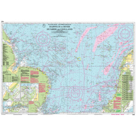 Imray - C25 - Harwich to River Humber and Holland - Passage Chart