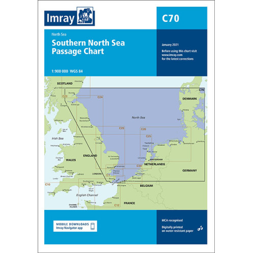 Imray - C70 - Southern North Sea Passage Chart