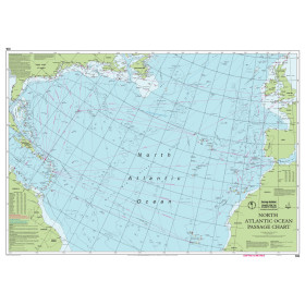 Imray - 100 - North Atlantic Ocean Passage Chart