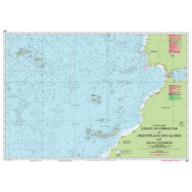 Imray - C20 - Strait of Gibraltar to Arquipelago dos Açores and Islas Canaries - Passage Chart