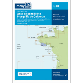 Imray - C38 - Anse de Bénodet to Presqu'île de Quiberon