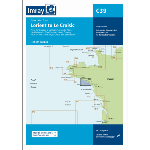 Imray - C39 - Lorient to Le Croisic Imray - C39 - Lorient to Le Croisic