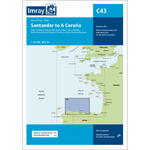 Imray - C43 - Santander to A Coruna