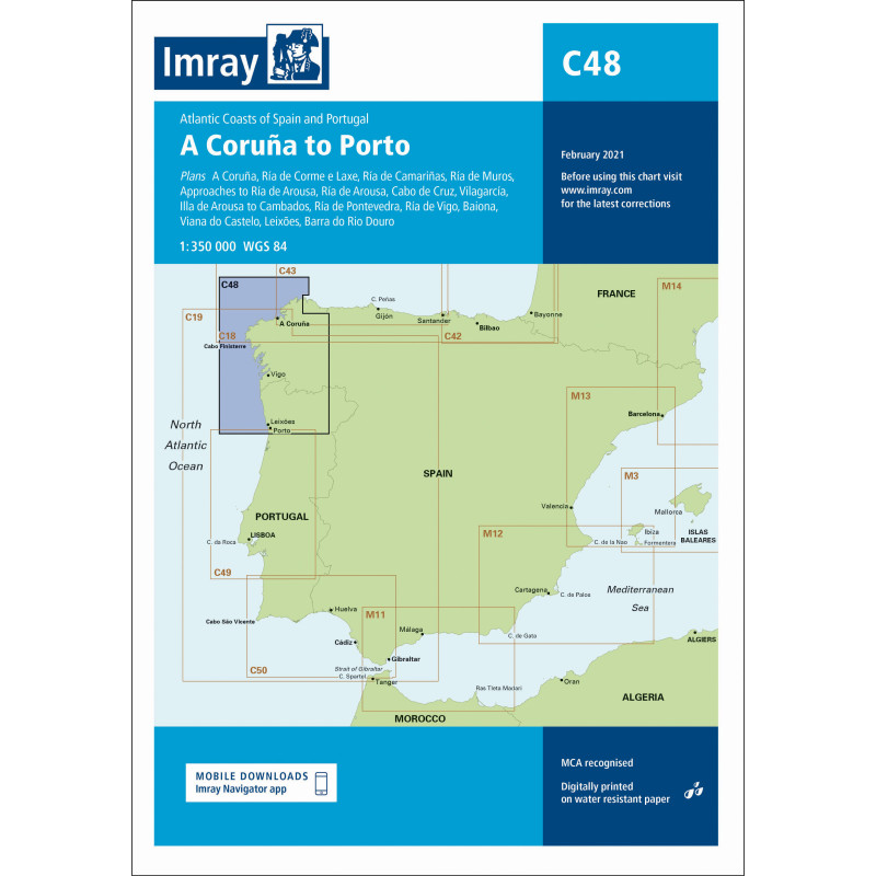 Imray - C48 - A Coruna to Porto