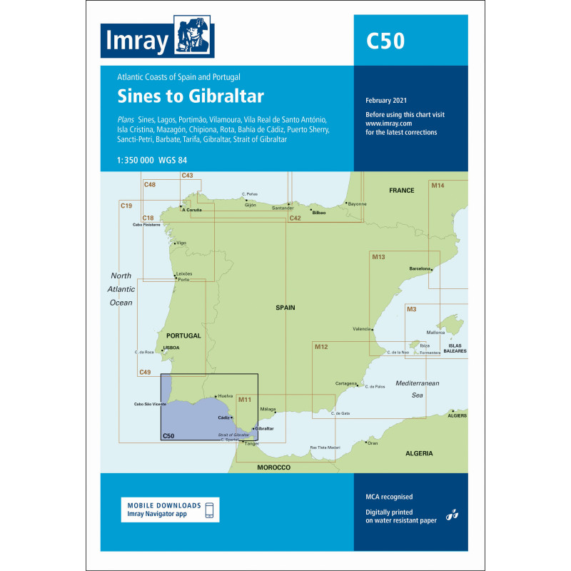 Imray - C50 - Sines to Gibraltar